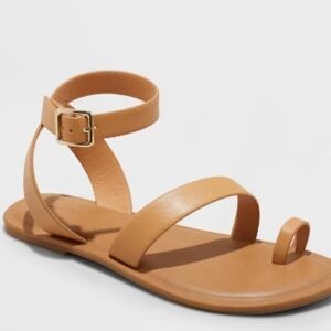 Universal Thread Tan Ankle Strap Sandals